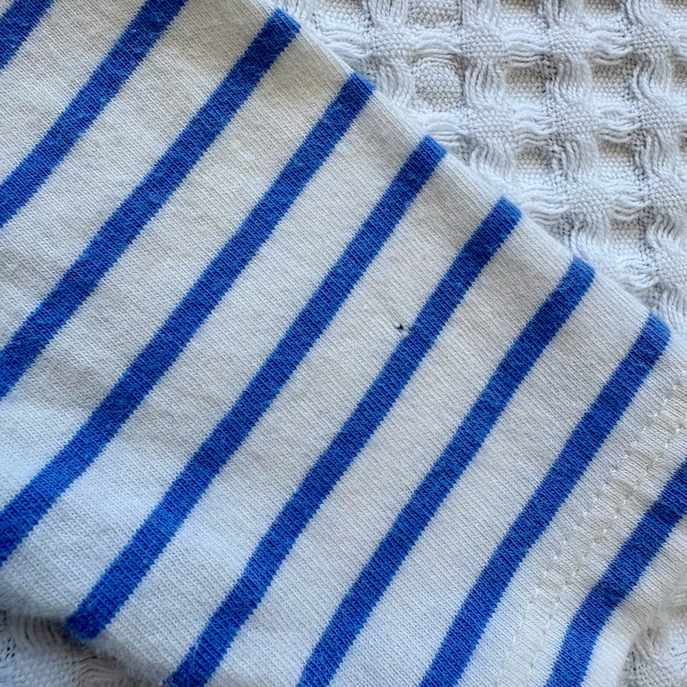 Baby Boden Hotch Potch Chambray Denim Stripe Long-Sleeve Dress: 3-6M - Picture 5 of 6